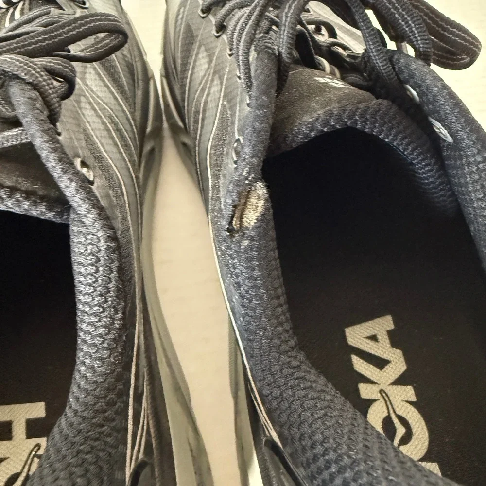 HOKA One One Mens Mafate Speed 2 Vibram Sole Black Castle Rock Sneaker Size 15‎